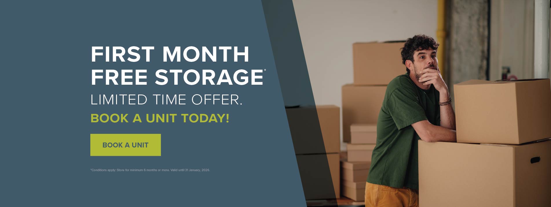 First Month Free Storage